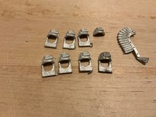 Warhammer 40k Dark Angels Metal Ravenwing Shoulder Pads x8 (013)
