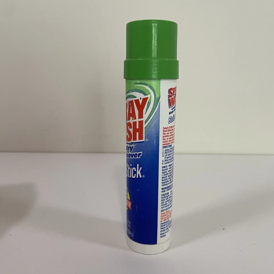Spray n Wash Quitamanchas de Lavandería Barra de Manchas 4.4 OZ 95% Completo 1998 Hecho en EE. UU. Foto 2 de 4