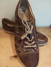 Josef Seibel Dany Men's Brown Leather Trainers Pumps Casual 9.5 Excellent ??