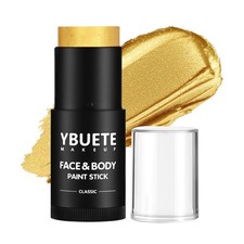 YBUETE Gold Water Based Face Body Paint Stick for Halloween SFX Makeup Prof...