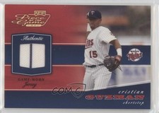 2002 Playoff Piece of the Game Materials Gold 44/50 Cristian Guzman #POG-17 0v0