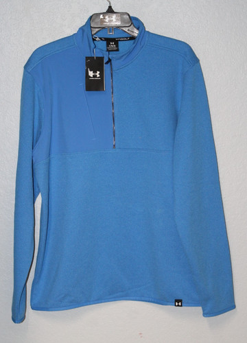 NEW Under Armour Drive Storm SF Half Zip Jacket Golf Pullover Men LARGE NWT