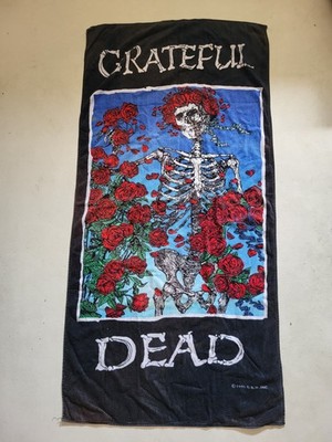 Grateful Dead # Badetuch Strandtuch Towel ca. 140 x 70 cm# 1995 # 90er Vintage
