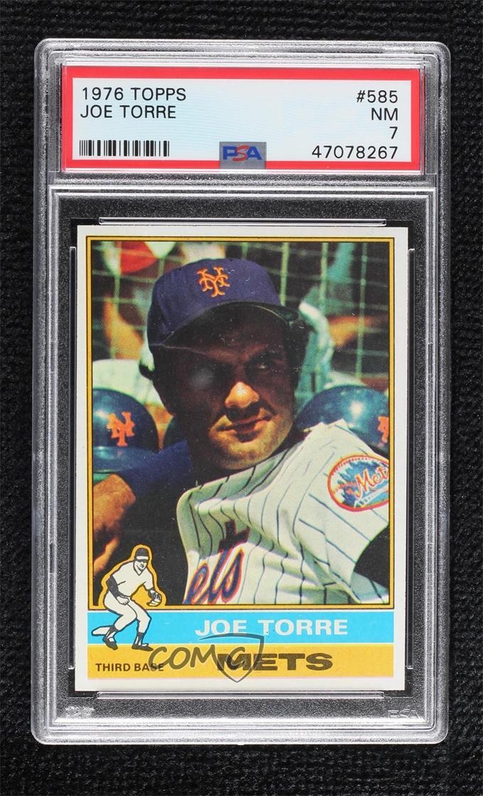 1976 Topps Joe Torre #585 PSA 7 HOF 06mi