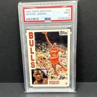 Topps 1992-93 Archives Michael Jordan #52 Chicago Bulls PSA 9 Graded Card