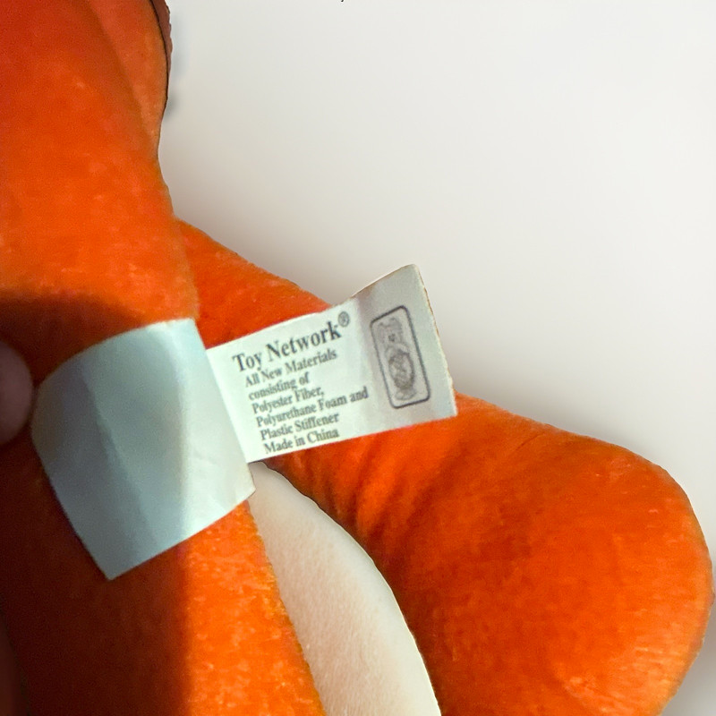 Toy Network Gumby Orange Horse Plush, Vintage 1998 Small 6-14in Washable