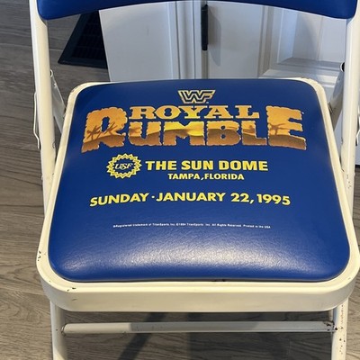 RARE WWE WWF 1995 Royal Rumble Ringside Chair Vintage PPV Event