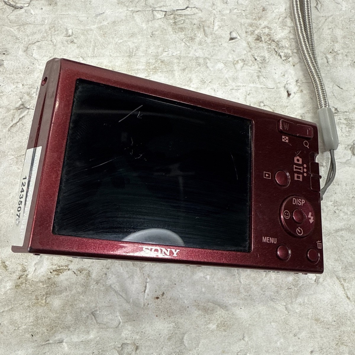 Sony Cyber-shot DSC-W510 12.1MP Digital Camera Red ((For Parts