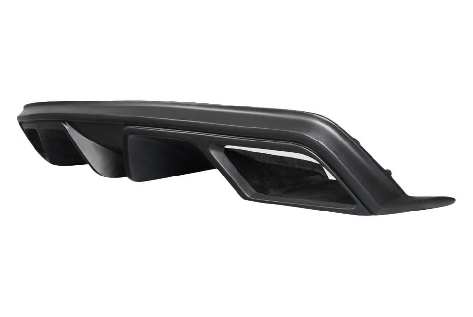 For Mercedes-Benz CLA200 14-16 Burnout Style Fiberglass Rear Diffuser Unpainted Foto 3 de 4