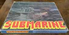 Avalon Hill 707 Vintage 1977 Submarine 1st ed  War Game UNPUNCHED rare!