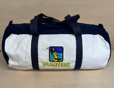 Planters Mr. Peanut Golfers Cotton Barrel Bag 10"x20" - Brand New 1990's