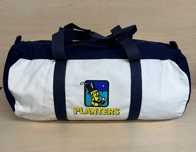 Planters Mr. Peanut Golfers Cotton Barrel Bag (10"x20") - Brand New! 1990's