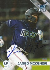 Jared McKenzie Signed 2024 Wilmington Blue Rocks Card #4 Washington Nationals!