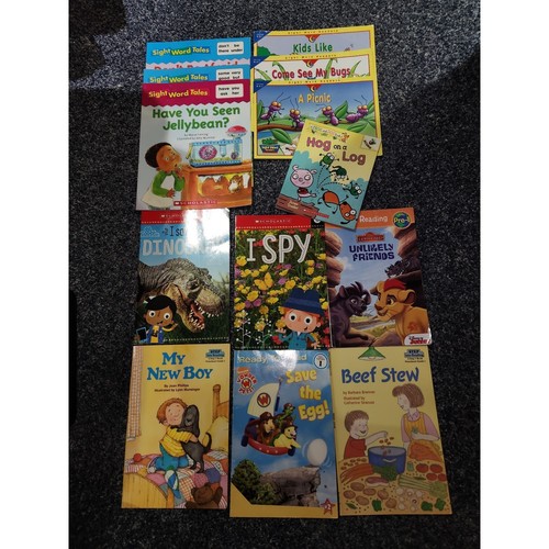 13 Learn to Read Preschool to Grade 1 LOT of Books Step Into Reading Sight Words