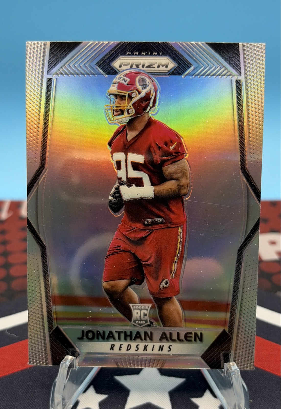2017 Panini Prizm - Rookies Jonathan Allen #224 Silver Prizm (RC)