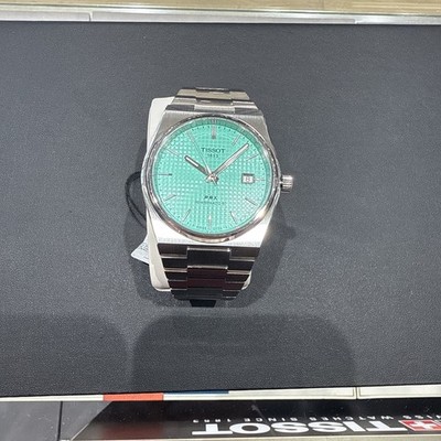 New Tissot PRX Powermatic 80 Mint Green Dial Steel Men's Watch T1374071109101