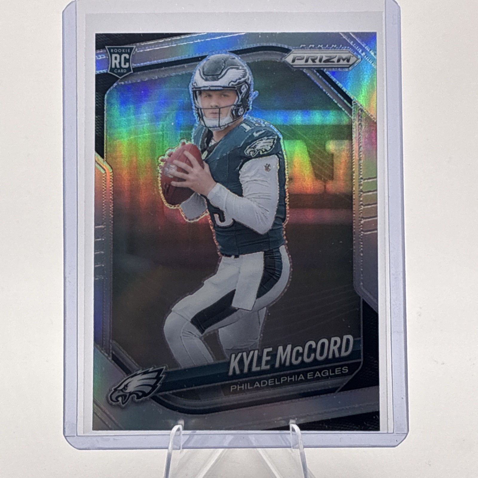2025 Panini Prizm - Rookies Kyle McCord #377 Silver Prizm (RC)
