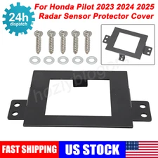 Black Anti-theft Radar Sensor Protector Cover For Honda Pilot 4-Door 2023-2025