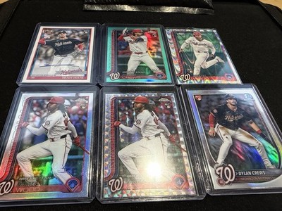 135 Card Nationals Lot - RC James Wood, Dylan Crews, Lile, Hassell, Brady House