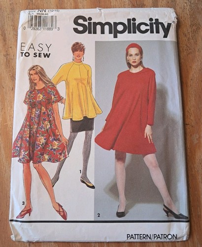 Simplicity Pattern 7572 Size 10 12 14 16 Dress Tunic Skirt UNCUT