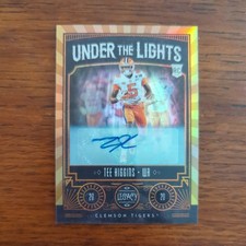 Tee Higgins Rookie Autograph 29/50 Legacy Under The Lights 2020 Panini Bronze 