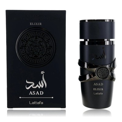 Lattafa ASAD Elixir for Unisex Eau de Parfum Spray 3.04 oz