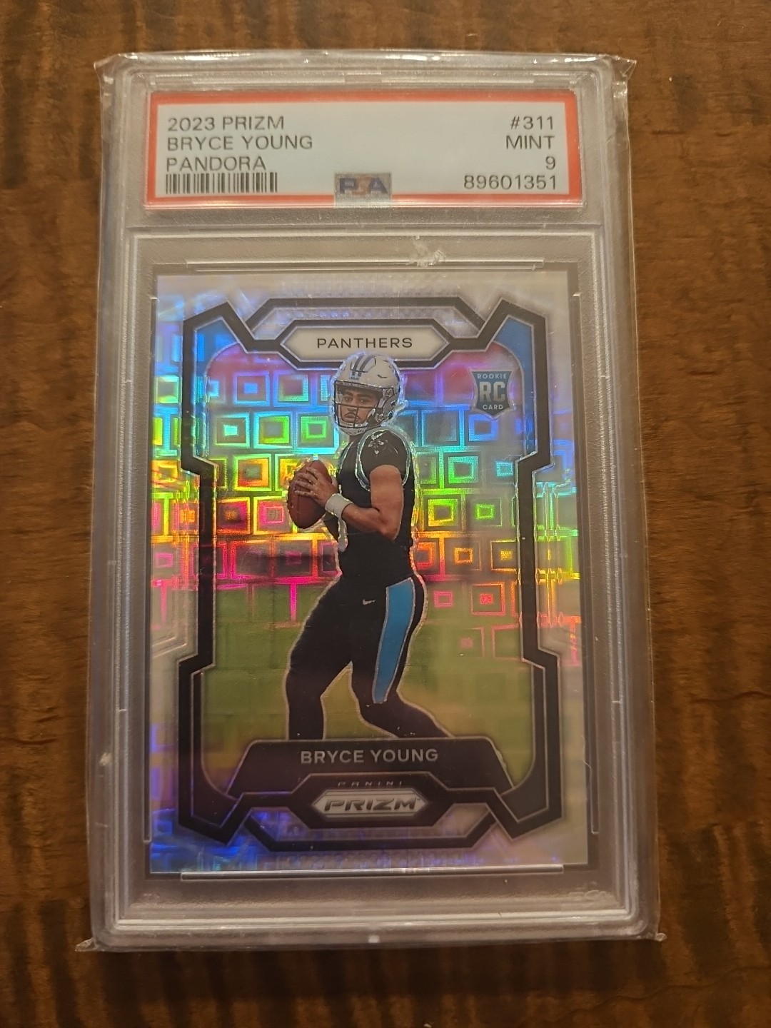2023 Panini Prizm - Bryce Young #311 RC Pandora Prizm /400 PSA 9