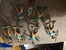 Vintage 1970's Toy Cowboy Figures Lot Of 7