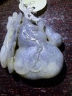 Unusual Antique/ Vtg. Chinese Black & White Jade Pendant — photo 6