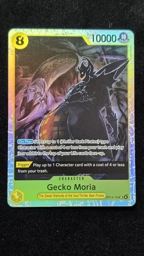 Bandai One Piece CCG Gecko Moria OP14-104 SR The Seven Warlords Eng
