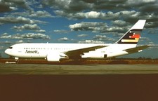 Original 35mm aircraft Slide Ansett Boeing B-...