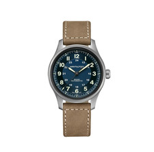 HAMILTON Khaki Field Titanium H70545540 Blue Auto Men's Watch New in Box
