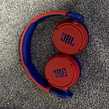 JBL Tune 110BT Bluetooth On-Ear Headband Headphones, Red/Blue