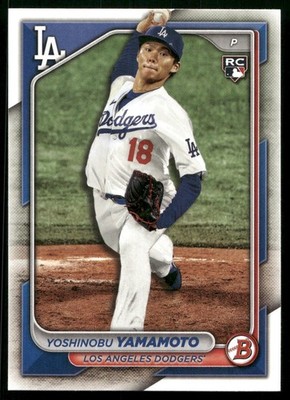 Yoshinobu Yamamoto Rookie - 2024 Bowman Baseball #36