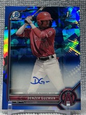 2022 Bowman Sapphire Edition Chrome Prospects Denzer Guzman #BSPA-DG Auto