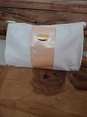 Kulturtasche Kosmetiktasche Parfum Tasche Christian Dior Original Weiß Rosa Neu