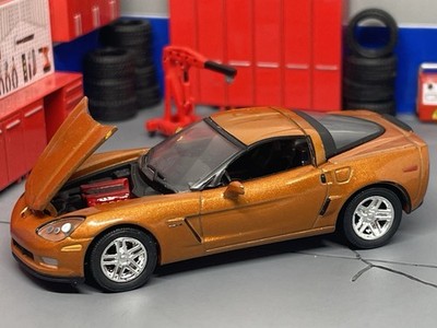 2006-2013 C6 Chevy Corvette Z06 Orange Metallic Opening Hood 1/64