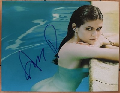 Alexandra Daddario Autographed 8x10 Photo