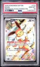 Pokemon Card Eevee 173/131 Prismatic Evolutions Elite Trainer Box PSA 10