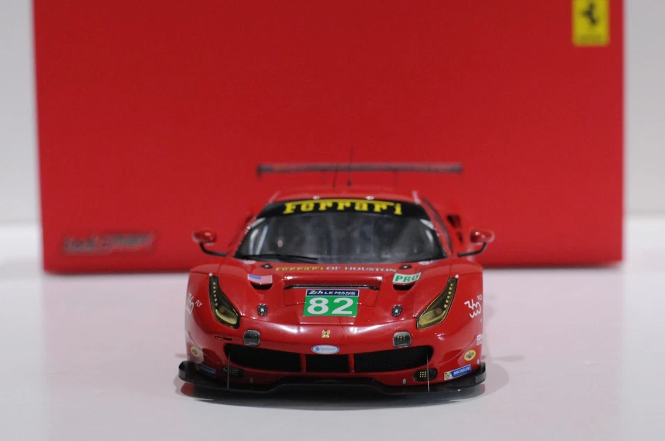 LOOK SMART FERRARI 488 GTE RISI COMPETIZIONE #82 2016 24H LE MANS SCALE 1:18 LS1 - Image 4 of 4