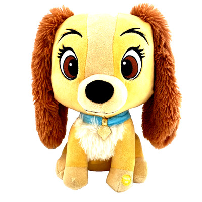 Disney Lady & The Tramp 12 Zoll sprechendes sprechendes Stofftier Teddy Plüschhund Klassiker