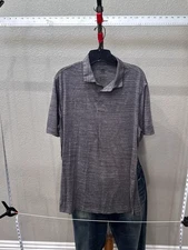 CHampion Gray Pattern Golf POLO SHIRT Large L 