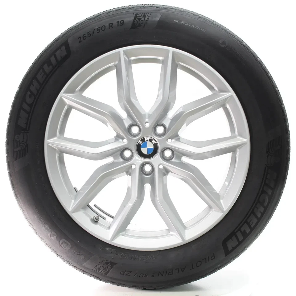BMW X5 G05 X6 G06 Winterräder V-Speiche 734 Michelin 265/50R19 DOT21 6880685 - Bild 4 von 4