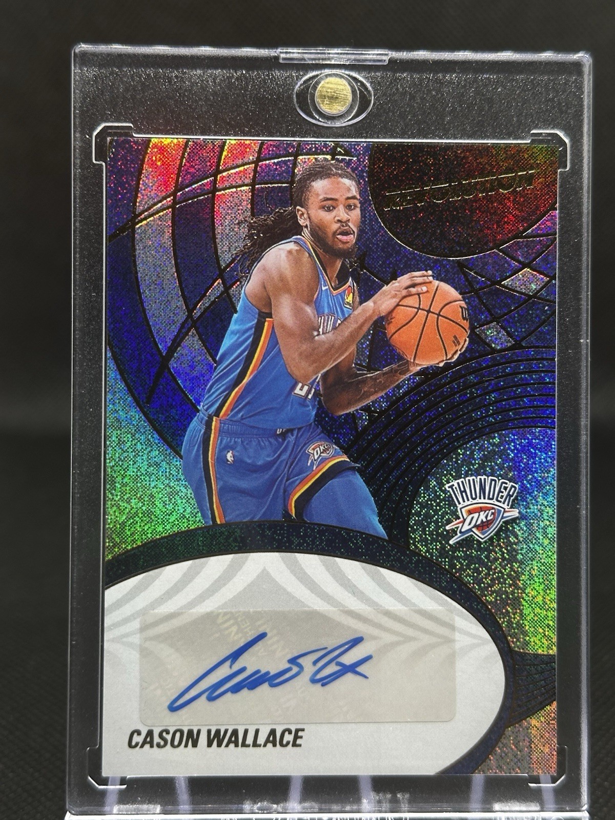 2024-25 Panini Revolution Cason Wallace Autograph OKC Thunder