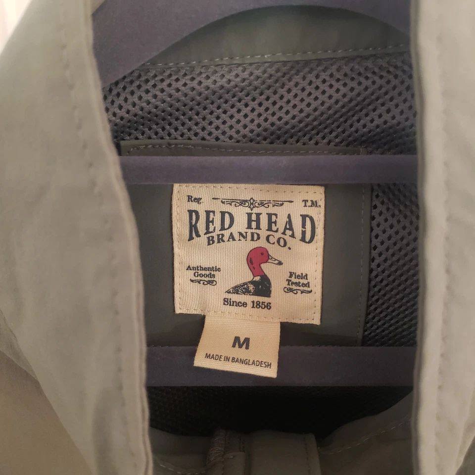 Chaqueta ligera de manga larga con cremallera Red Head Company para hombre M caqui verdoso Foto 2 de 4