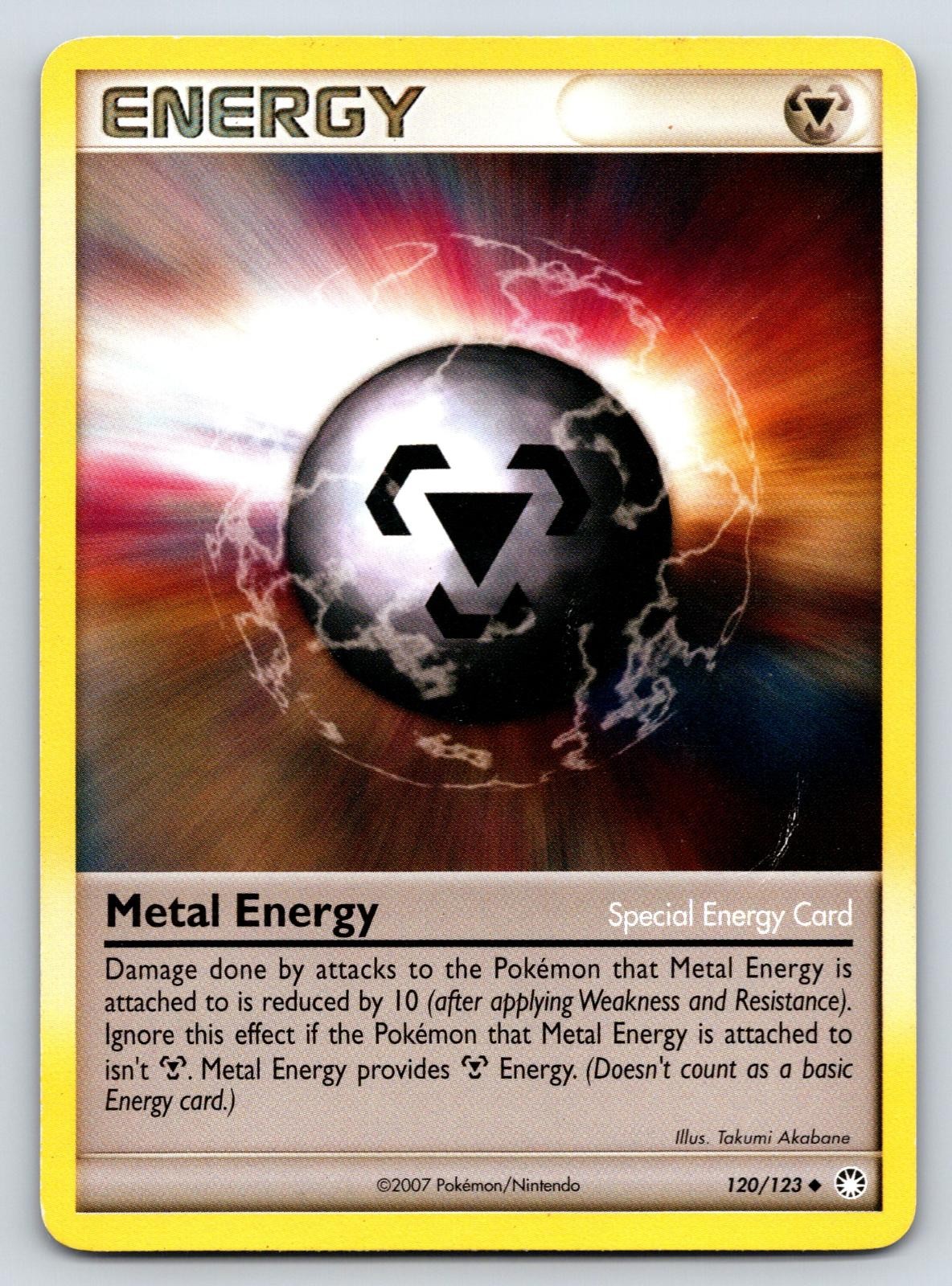 Metal Energy 120/123 Uncommon Mysterious Treasures Pokemon Lightly Played