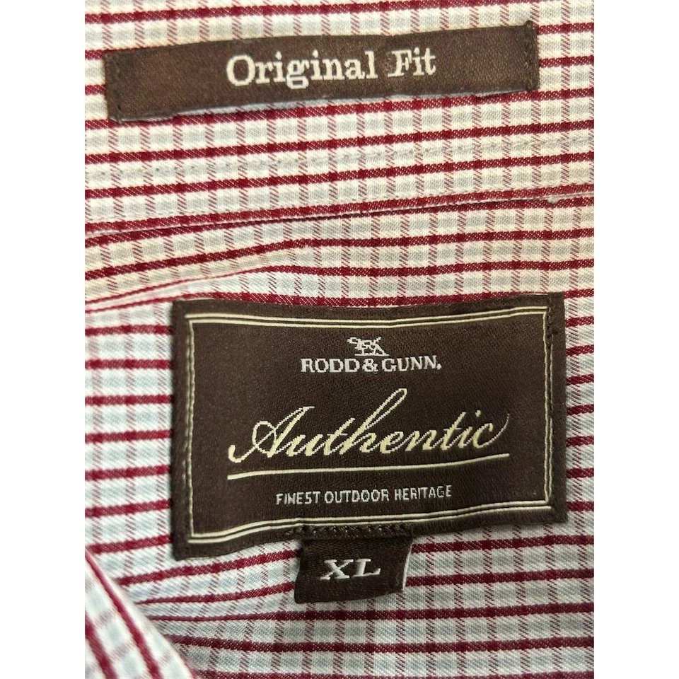 Рубашка на пуговицах мужская Rodd & Gunn размер XL клетчатая с длинным рукавом многоцветная - Изображение 3 из 4