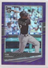 2020 Panini Donruss Optic FOTL Purple Pandora Prizm 37/99 Tim Anderson #195 7m3