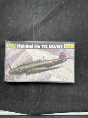 Heller Heinkel He 112 BO/B1  1:72 Model Kit Factory Sealed Bag (Stk#13@205)