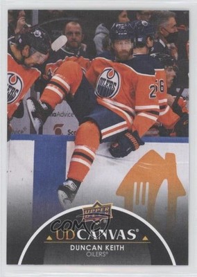 2021-22 Upper Deck Extended Series UD Canvas Black Duncan Keith #C302 HOF q2l
